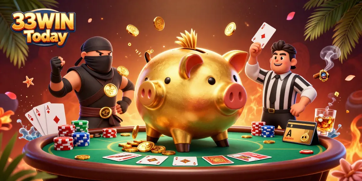 Engage with exciting games at 33WIN Today, featuring dynamic characters and vibrant casino elements.