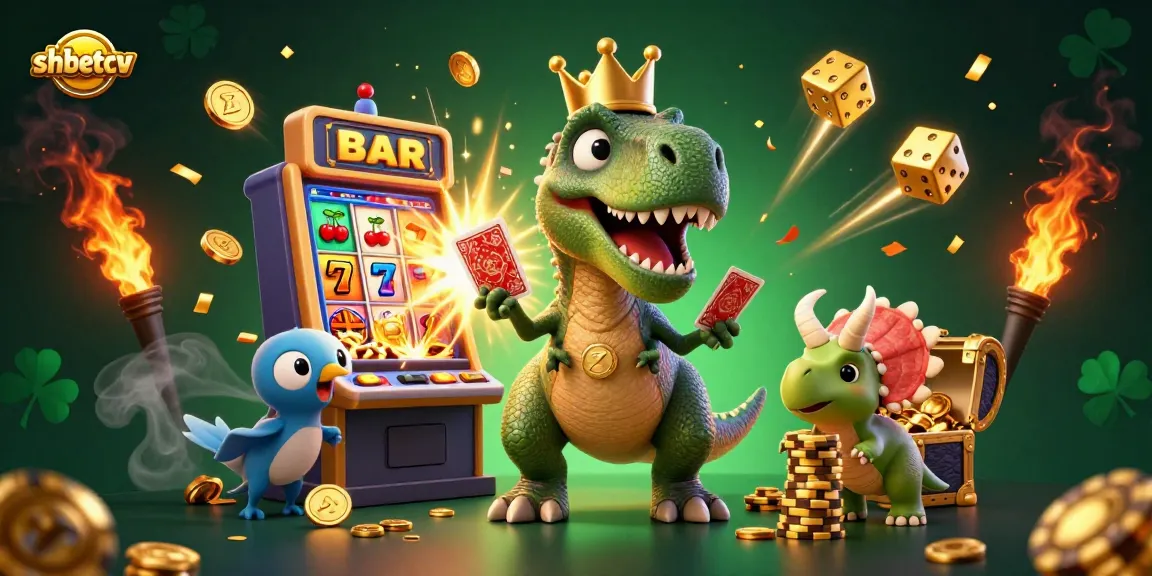 Engage in thrilling gameplay with shbetcv, featuring fun dinosaurs among exciting casino elements.
